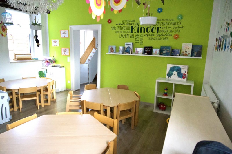 Essbereich in der Kinderinsel
