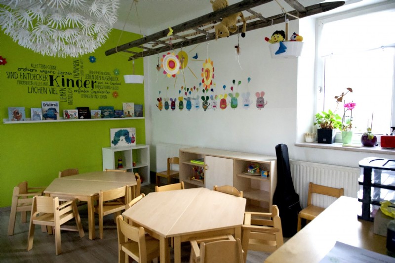 Essbereich in der Kinderinsel