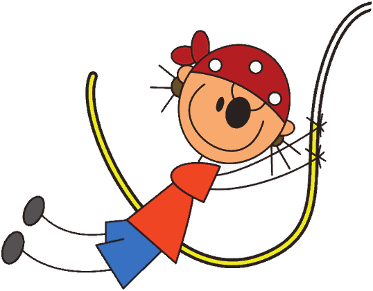 Als Pirat verkleidetes Kind aus dem Logo